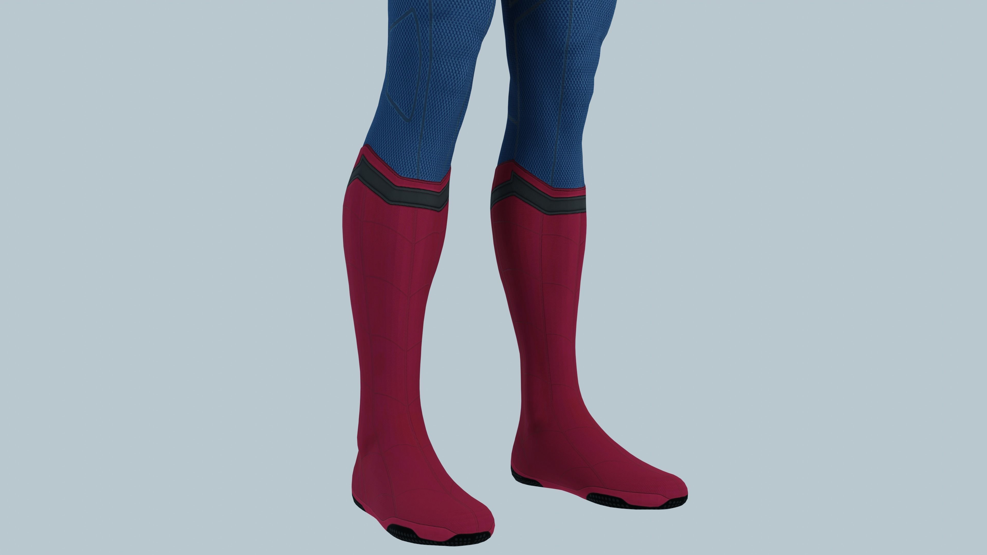 Spider-Man Homecoming Stark Suit -- Updated 2022 Low-poly 3D model_6