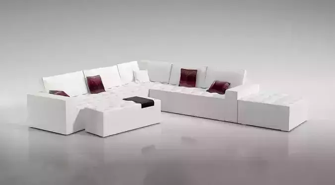 White Sofa Set