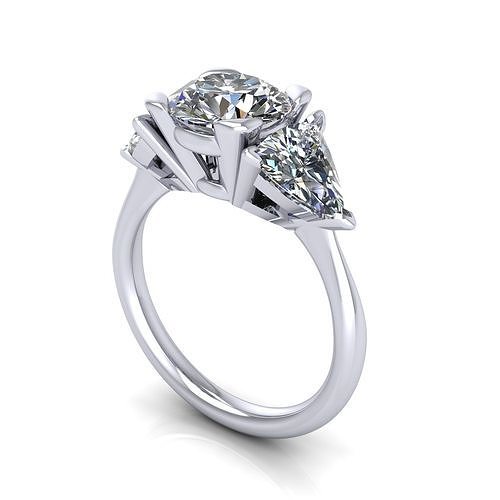 Mercedes Diamond Ring Version2 3D print model