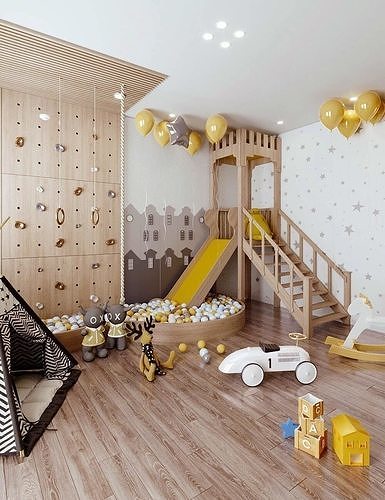 children entertainment 3D model