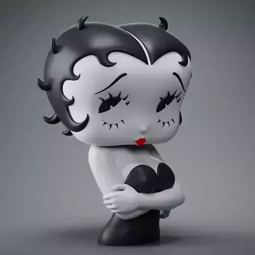 Betty Boop 3D Print Model 3D print model