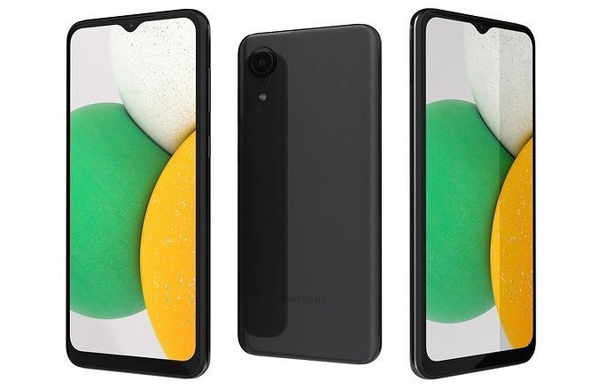 Samsung Galaxy A03 Core Black 3D model