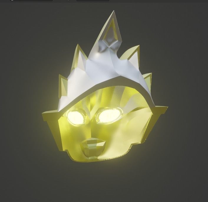 Ultraman Trigger Glitter Eternity 3D printable helmet 3D print model_13