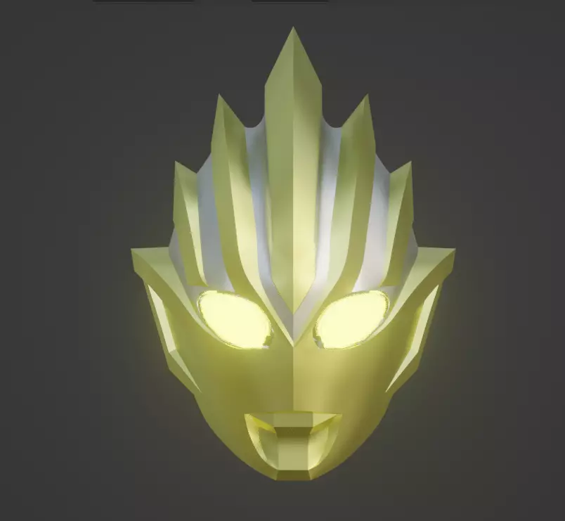 Ultraman Trigger Glitter Eternity 3D printable helmet 3D print model_0