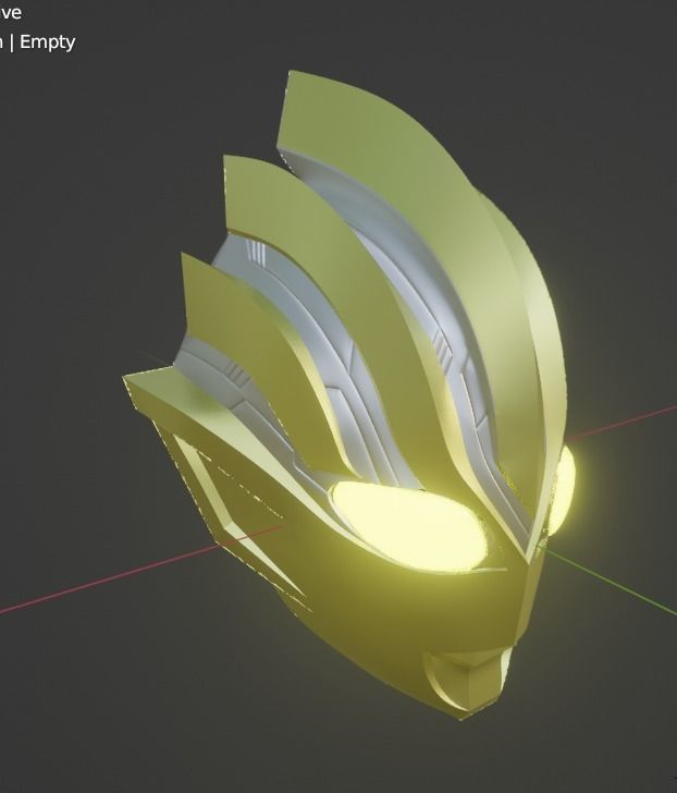 Ultraman Trigger Glitter Eternity 3D printable helmet 3D print model_2