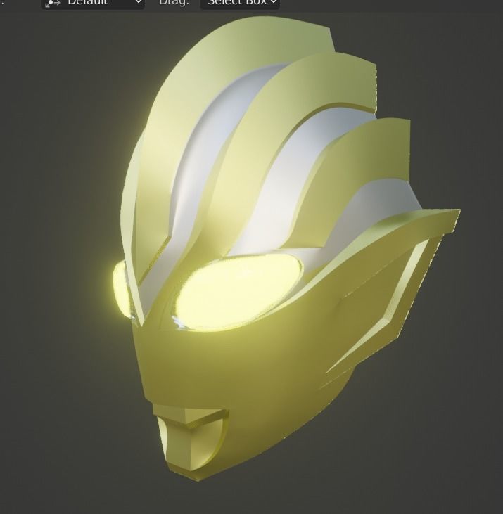 Ultraman Trigger Glitter Eternity 3D printable helmet 3D print model_11