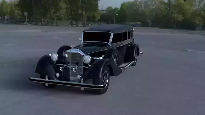 Mercedes 770 Staff Car HDRI