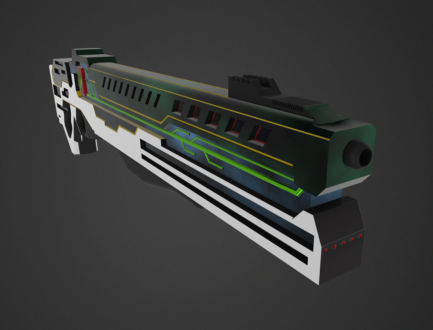 si-fi gun 3D model_9