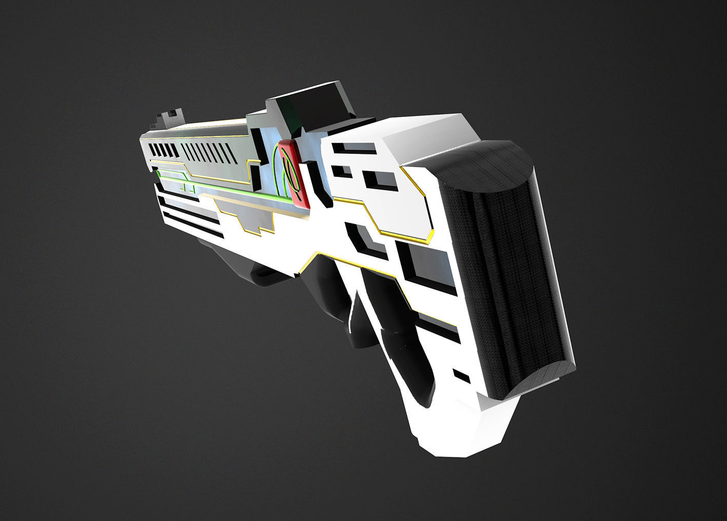 si-fi gun 3D model_11