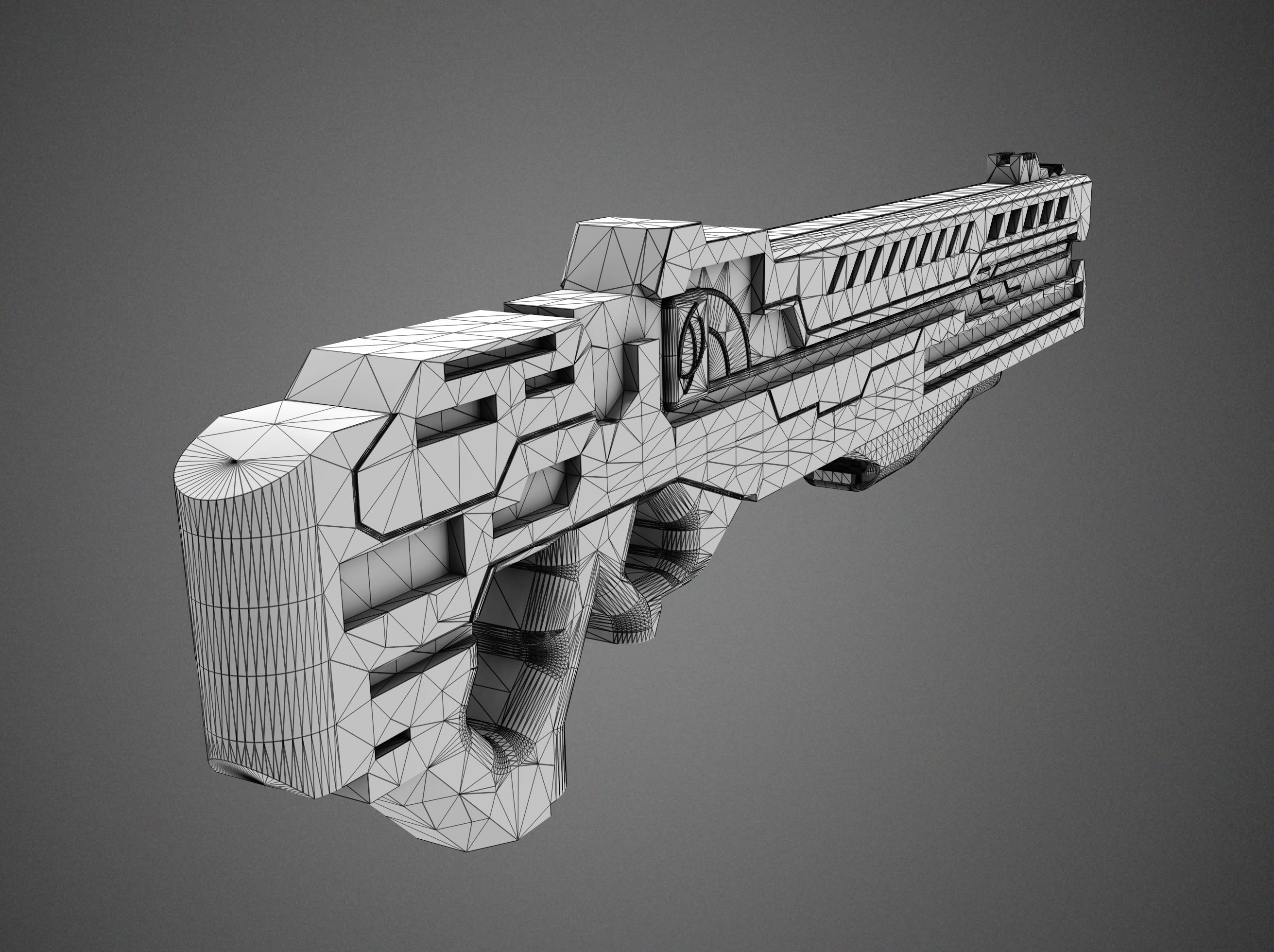 si-fi gun 3D model_6
