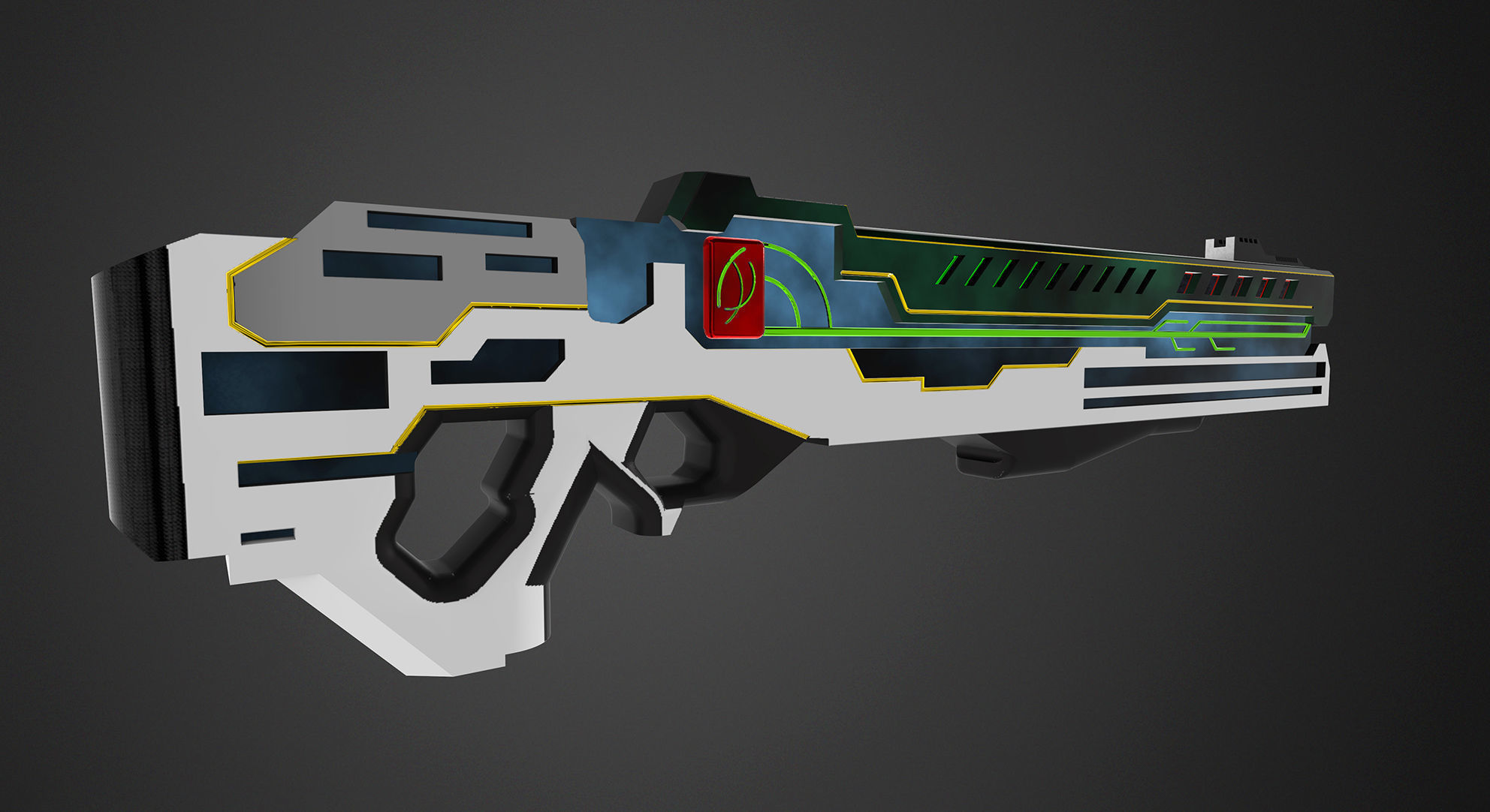 si-fi gun 3D model_7