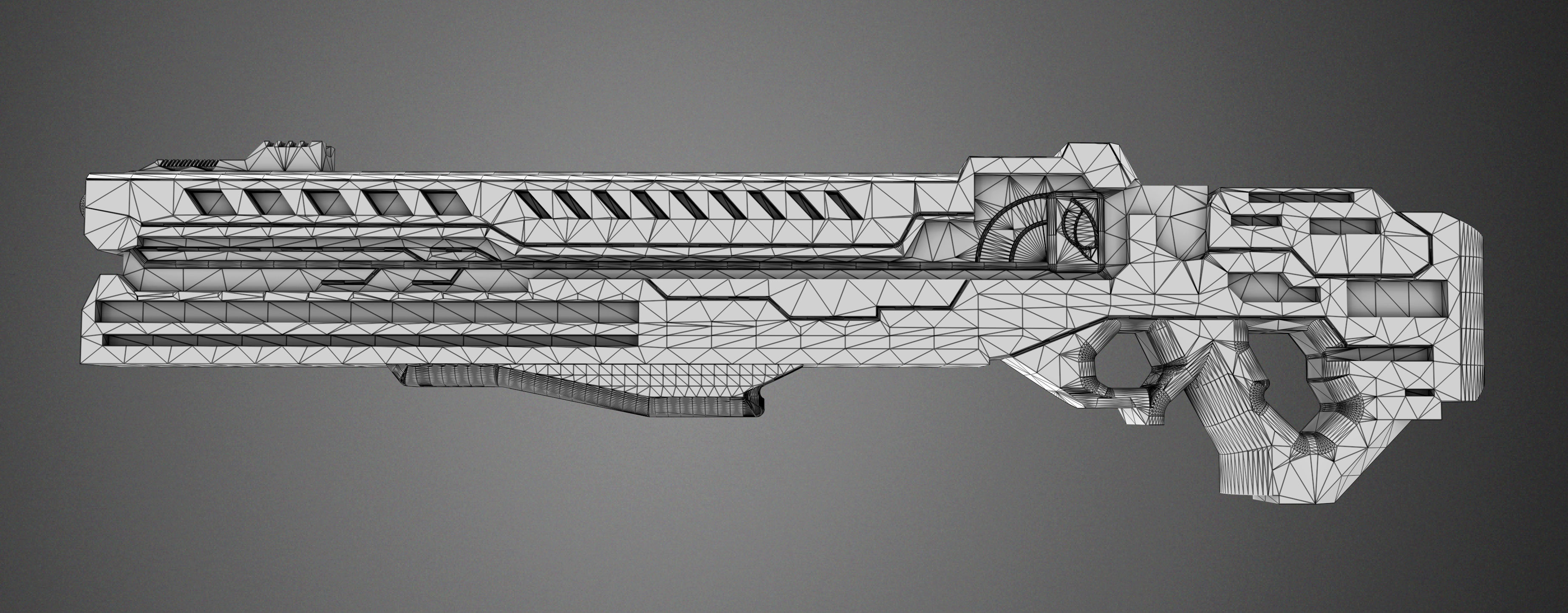 si-fi gun 3D model_4