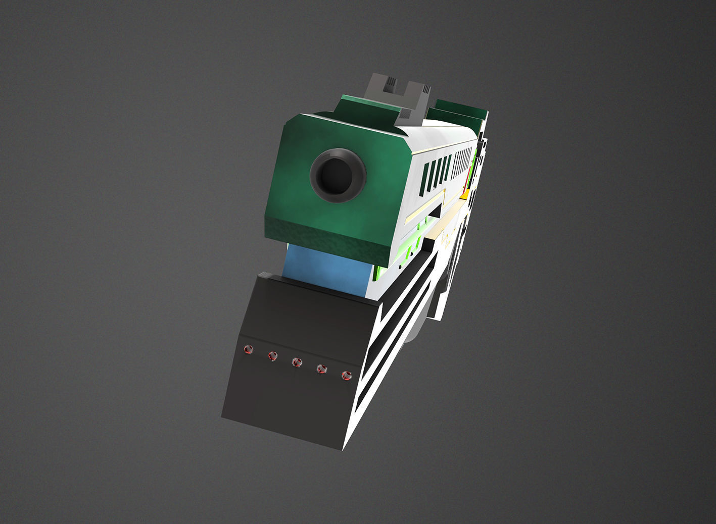 si-fi gun 3D model_10