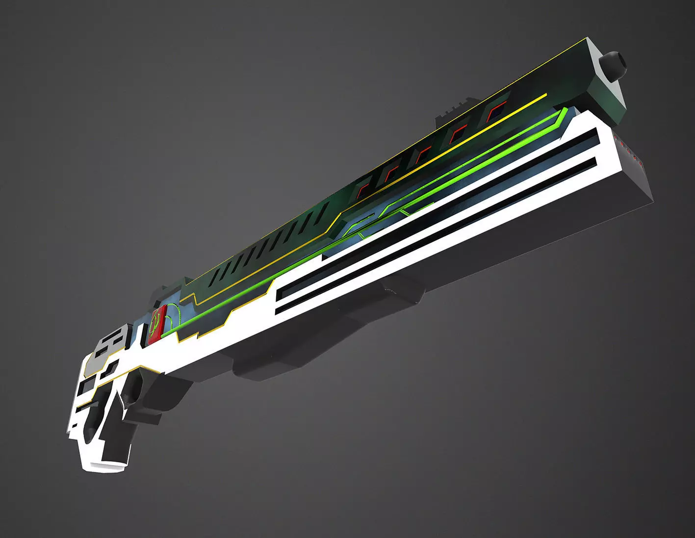 si-fi gun 3D model_0