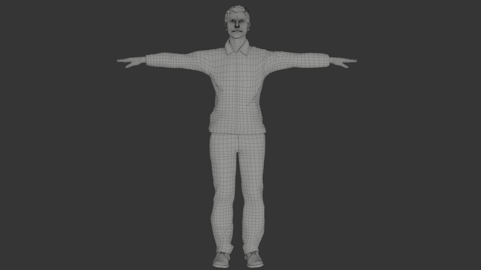 Rigged Male Character 31 3D model_24