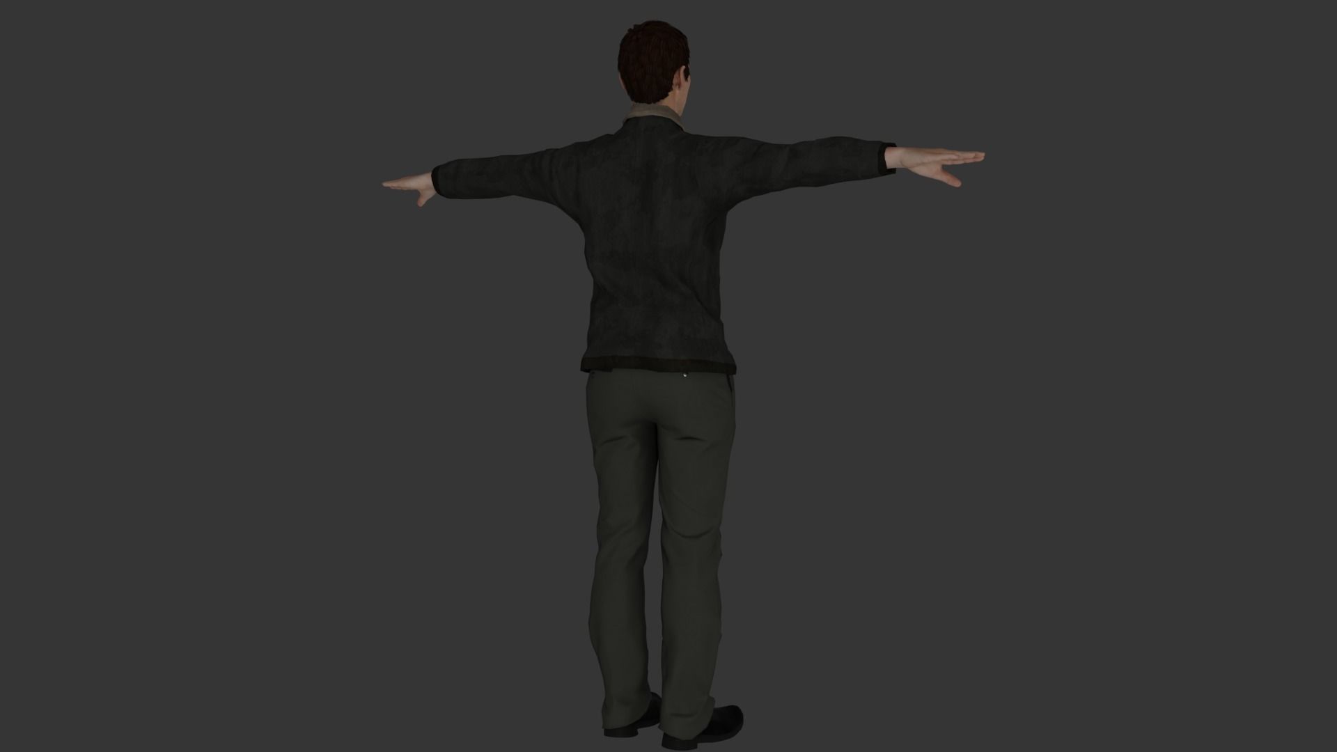 Rigged Male Character 31 3D model_6