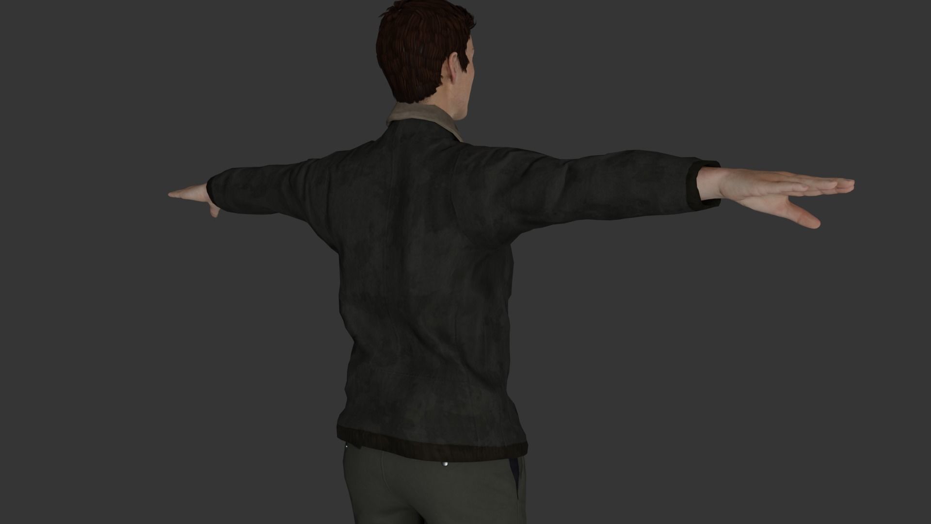 Rigged Male Character 31 3D model_14