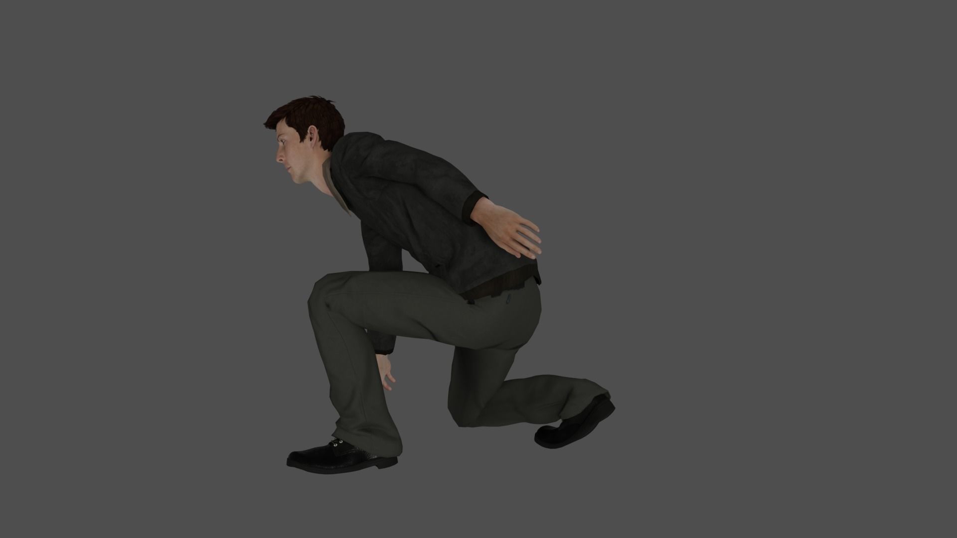 Rigged Male Character 31 3D model_18