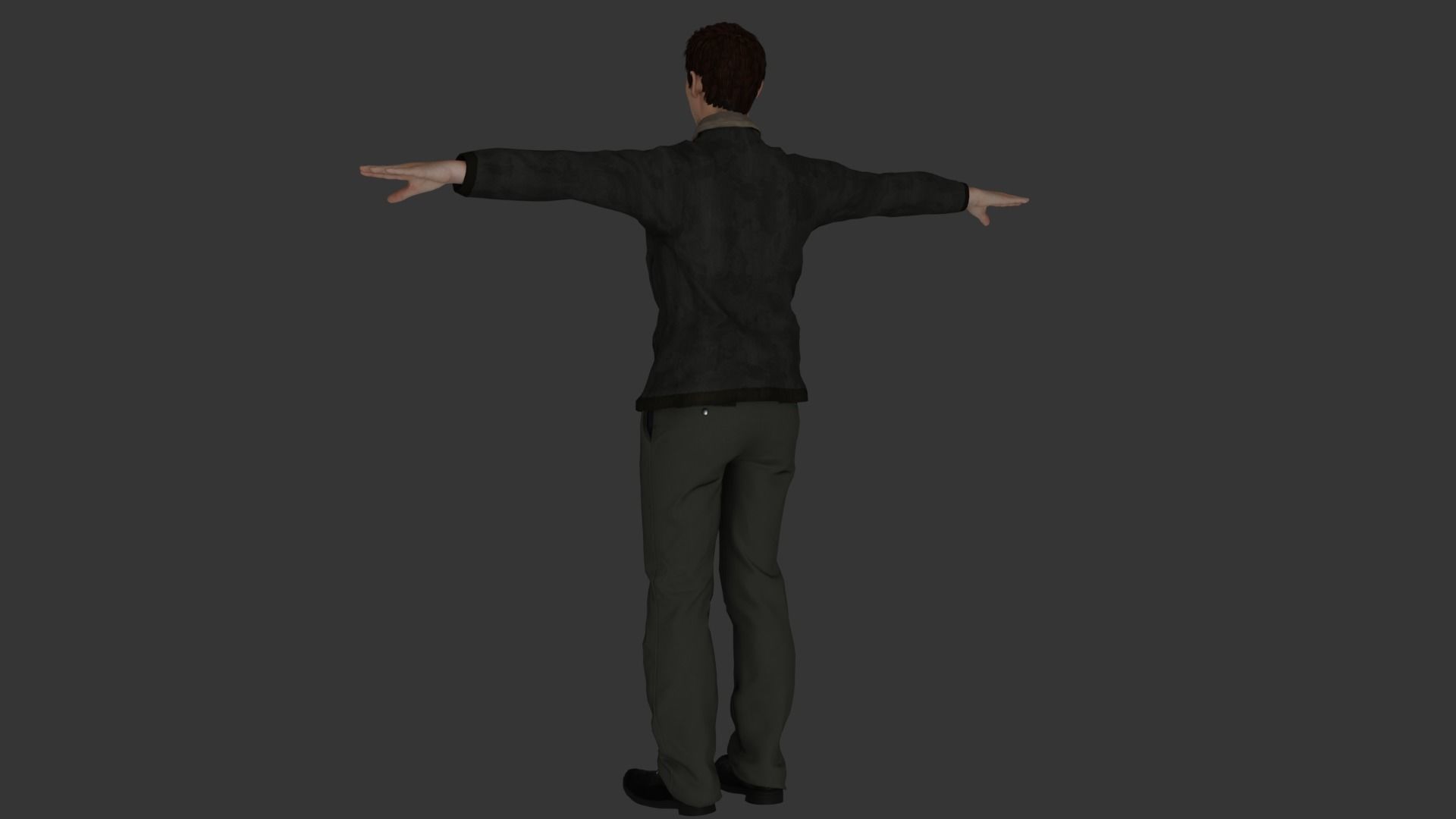 Rigged Male Character 31 3D model_8