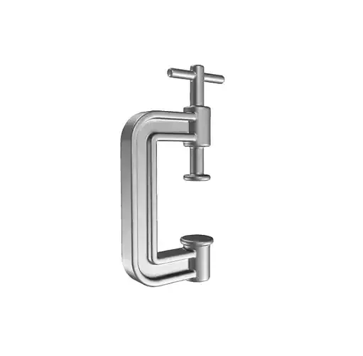 Mechanical Clamp Low-poly 3D model Mechanical Clamp Low-poly 3D model