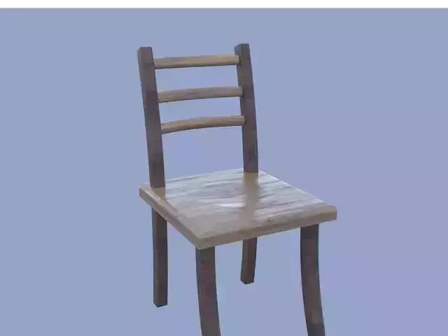 Simple home chair with beautiful design 3D model