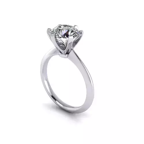 Tiffany Solitaire Diamond Ring