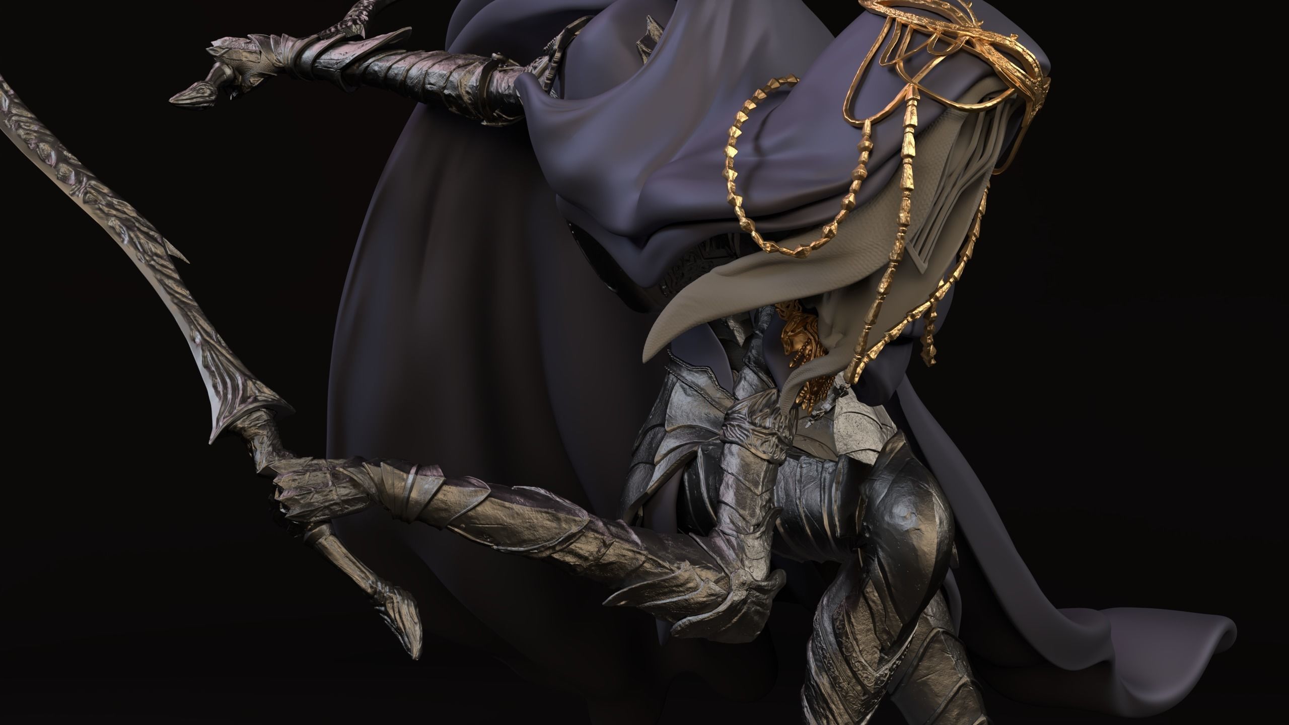 Dancer of boreal valley Model 3D print model_8