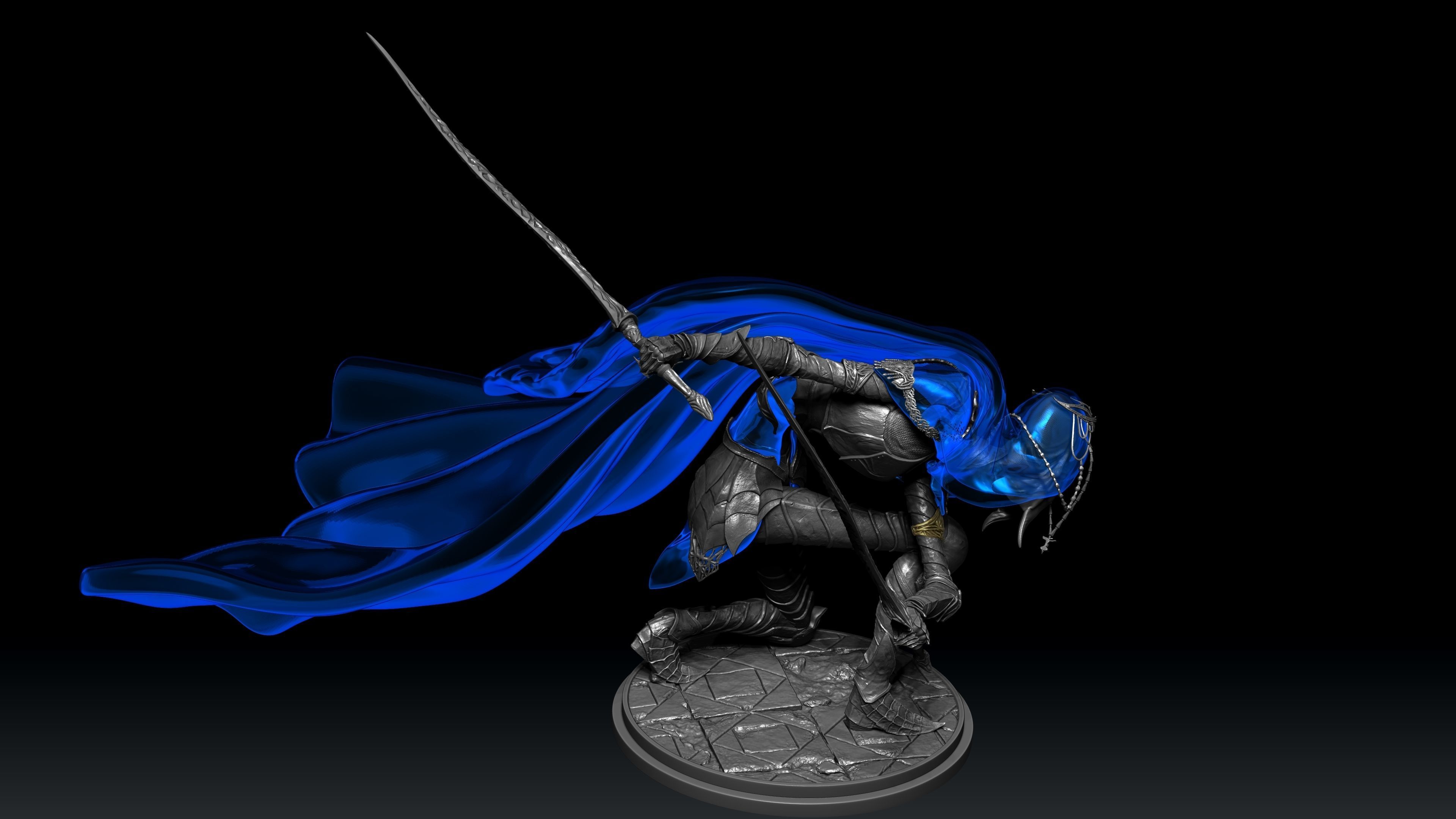 Dancer of boreal valley Model 3D print model_13