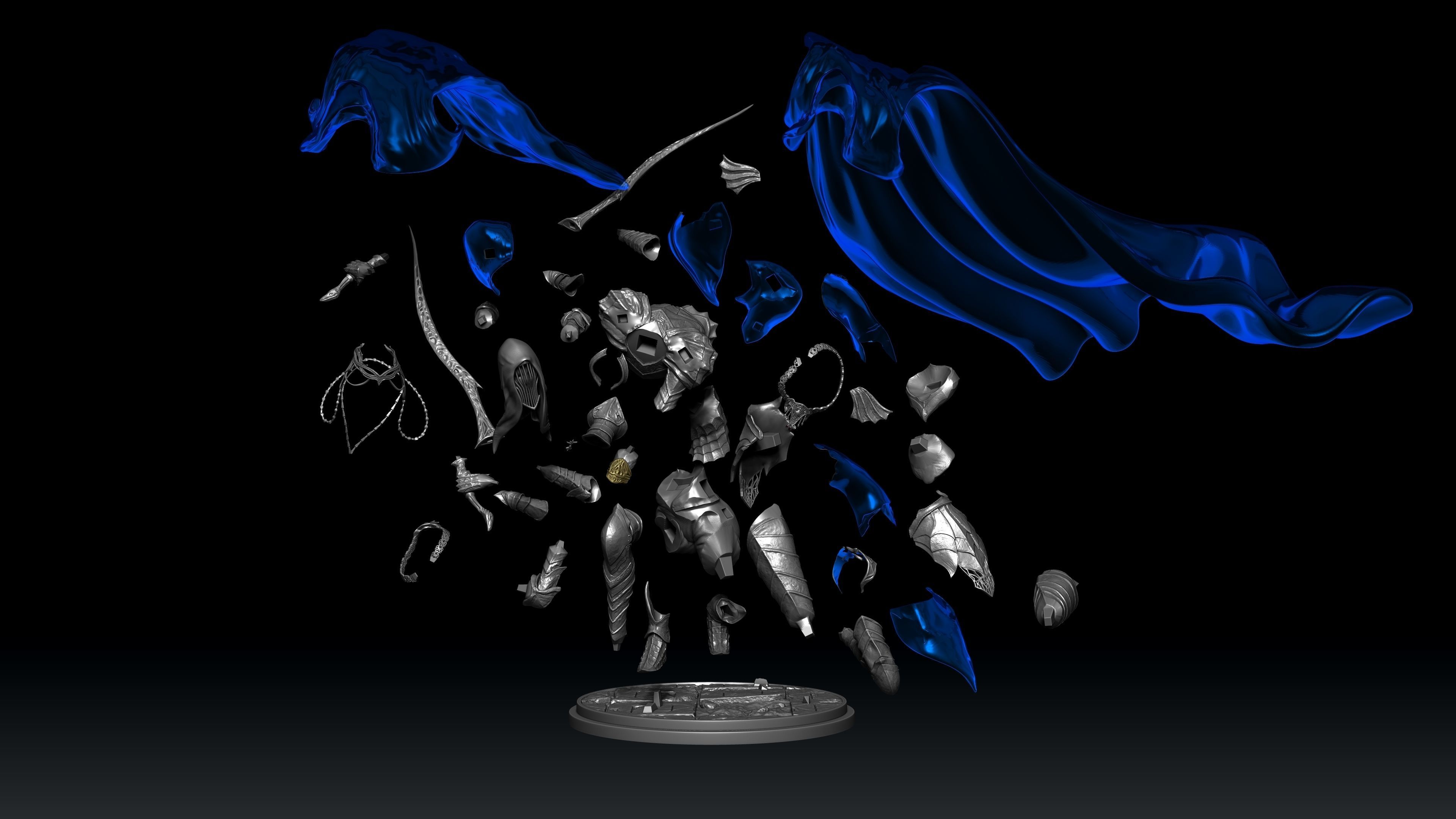 Dancer of boreal valley Model 3D print model_15