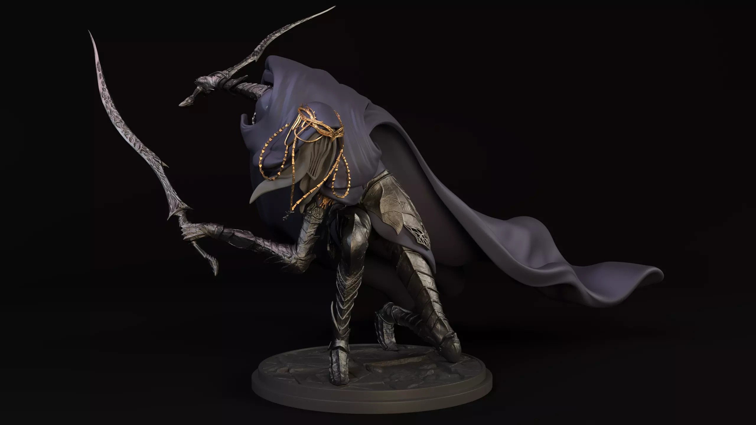 Dancer of boreal valley Model 3D print model_0