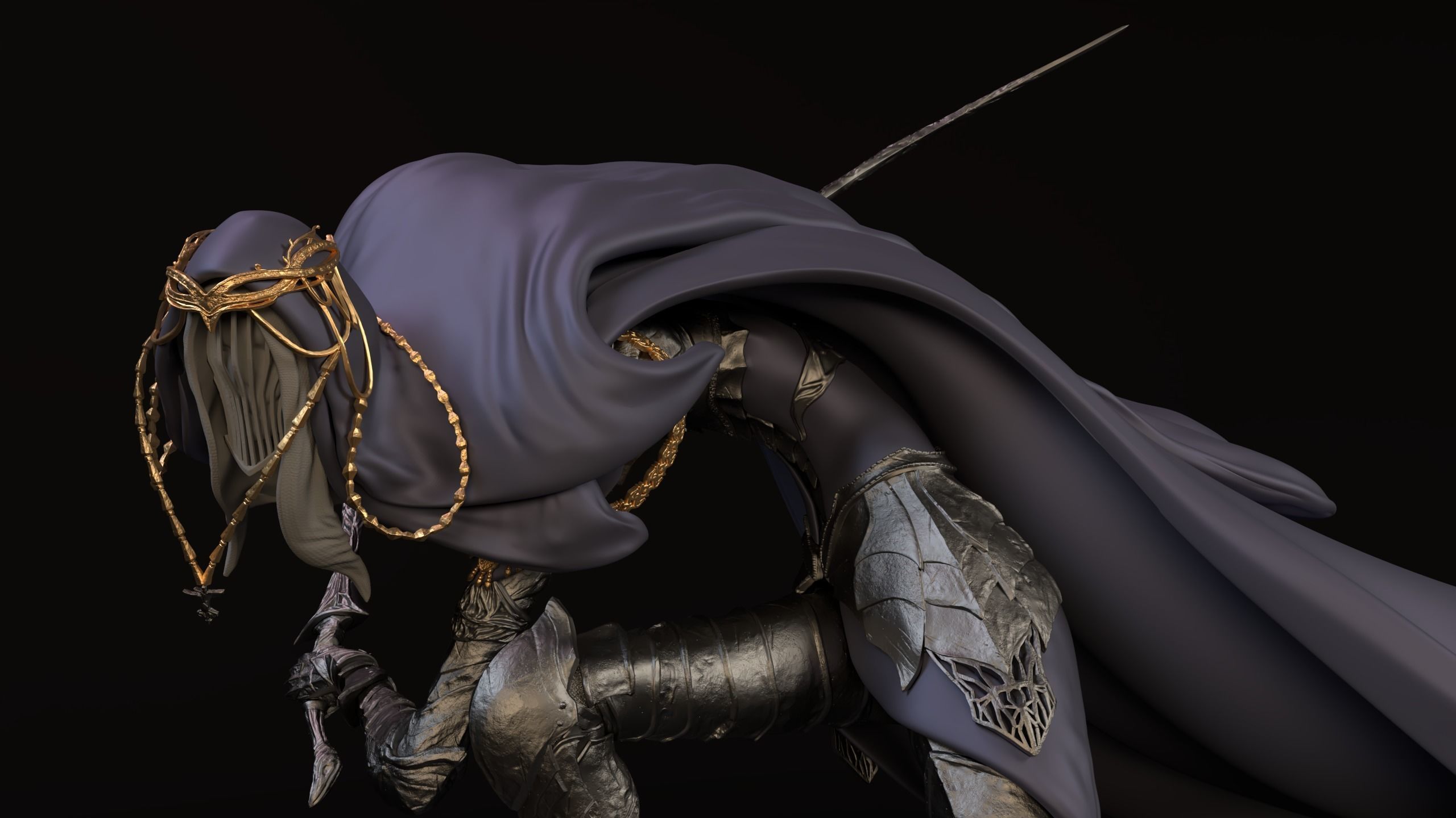 Dancer of boreal valley Model 3D print model_3