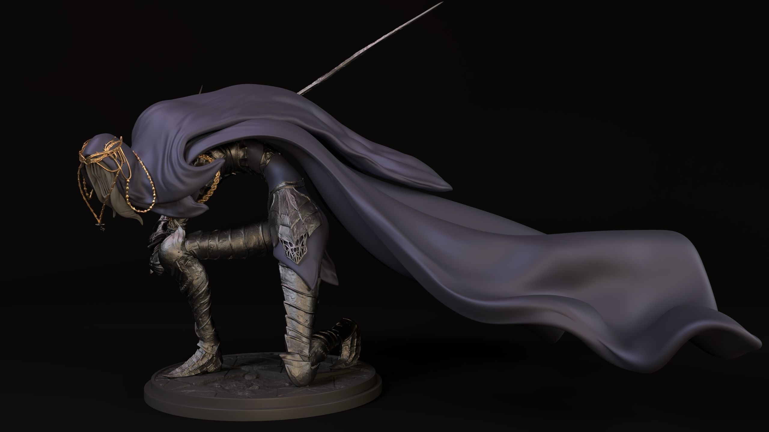 Dancer of boreal valley Model 3D print model_5