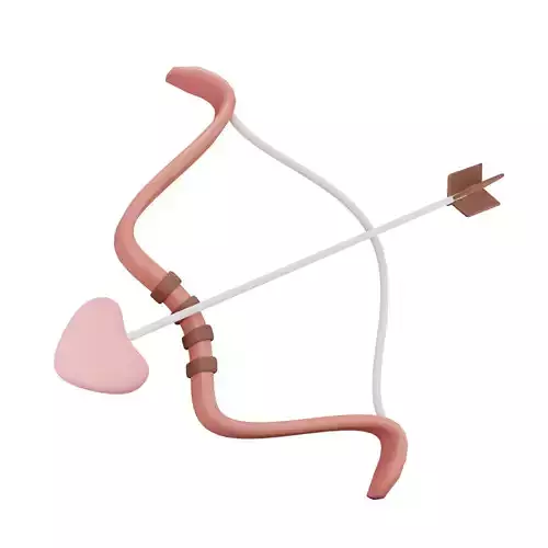 Bow and Love Arrow Icon