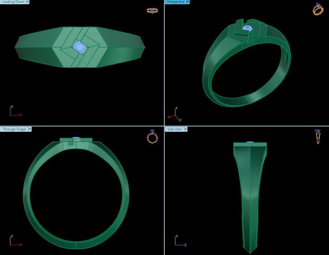 Baby Ring 3D print model_4