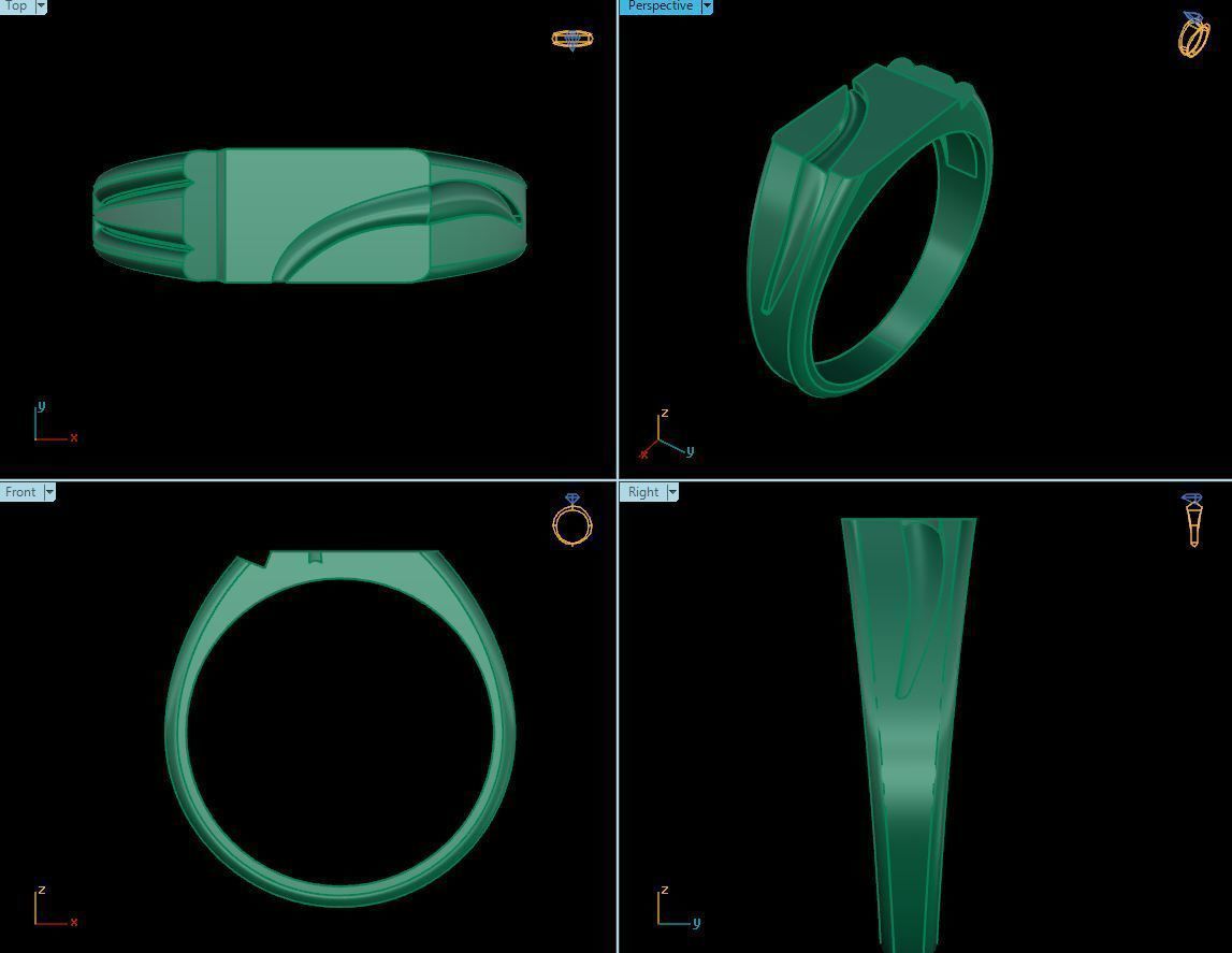 Baby Rings 3D print model_7