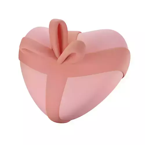 Gift Box Heart Shape