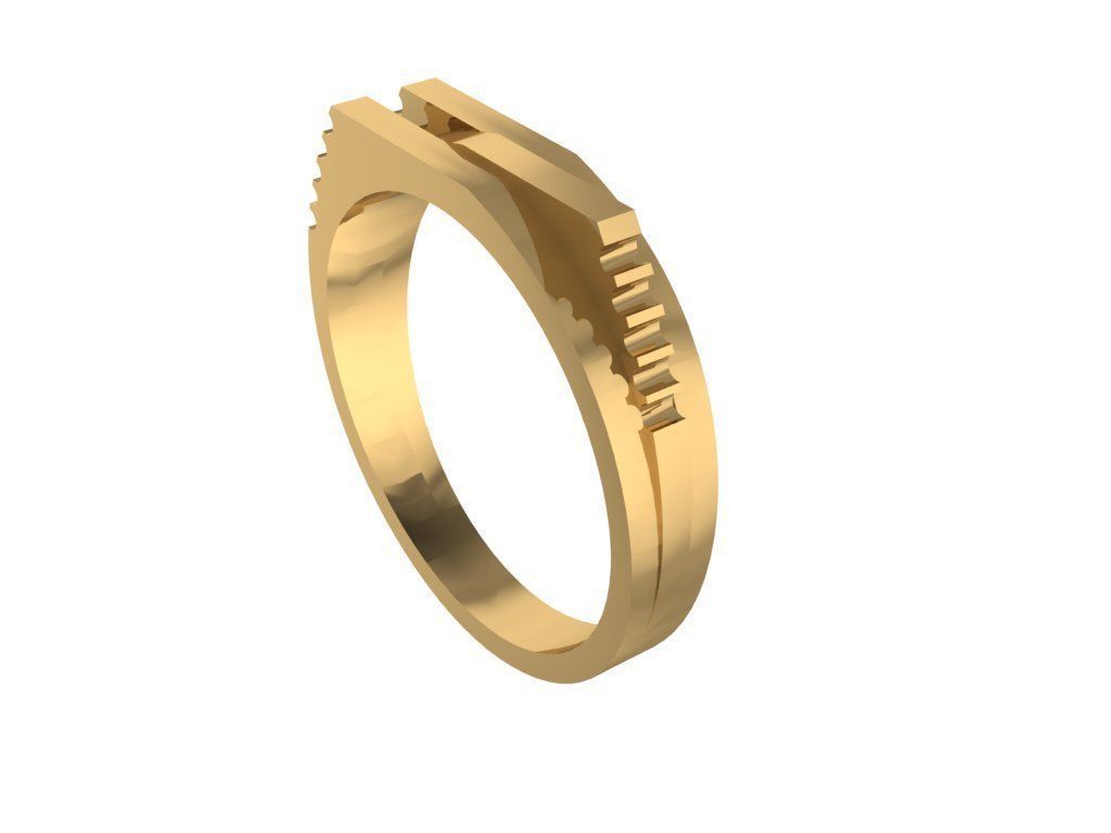 Baby Ring 3D print model_3