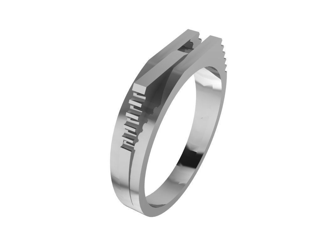 Baby Ring 3D print model_4