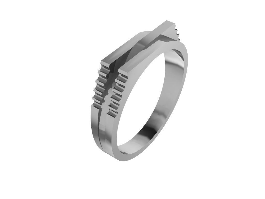 Baby Ring 3D print model_5