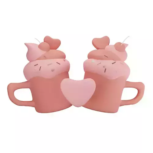 Ice Cream With Mug Love