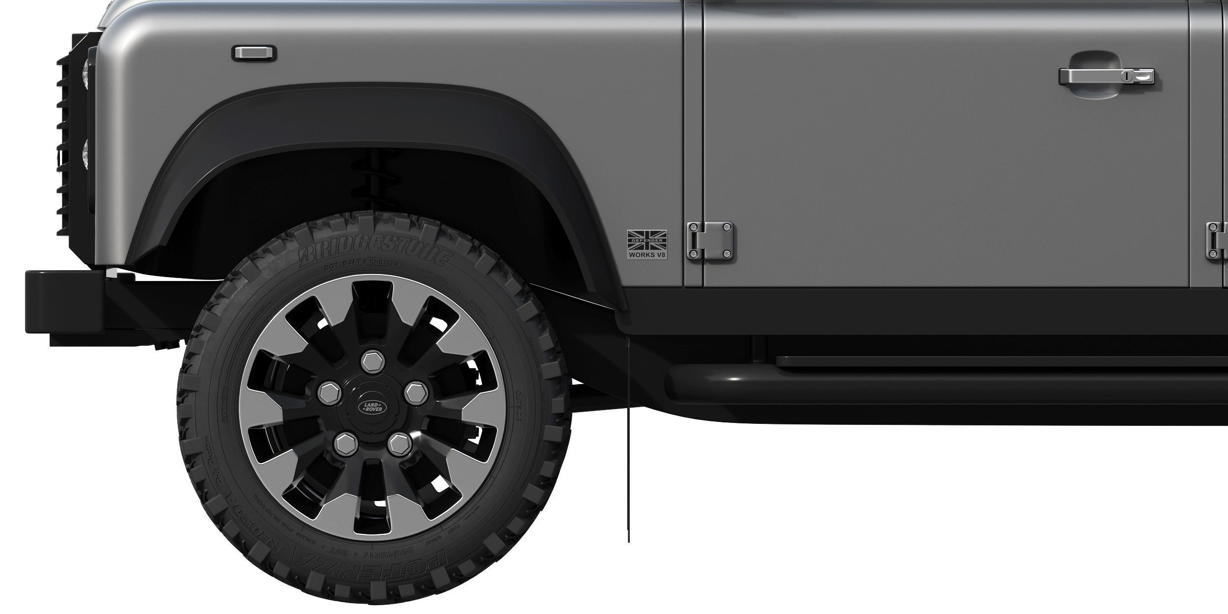 Land Rover Defender Works V8 4-door 2018 3D model_10