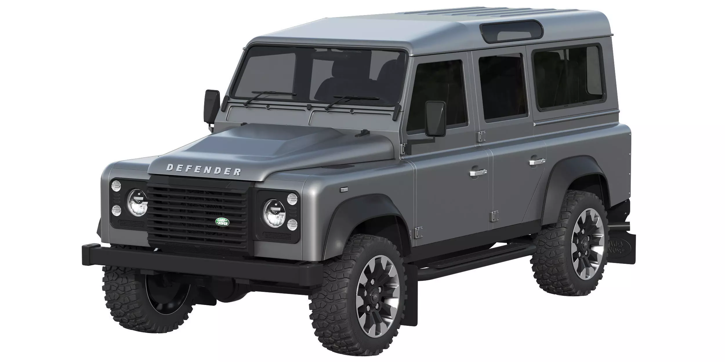 Land Rover Defender Works V8 4-door 2018 3D model_0