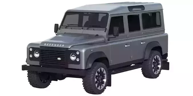 Land Rover Defender Works V8 4-door 2018 3D model