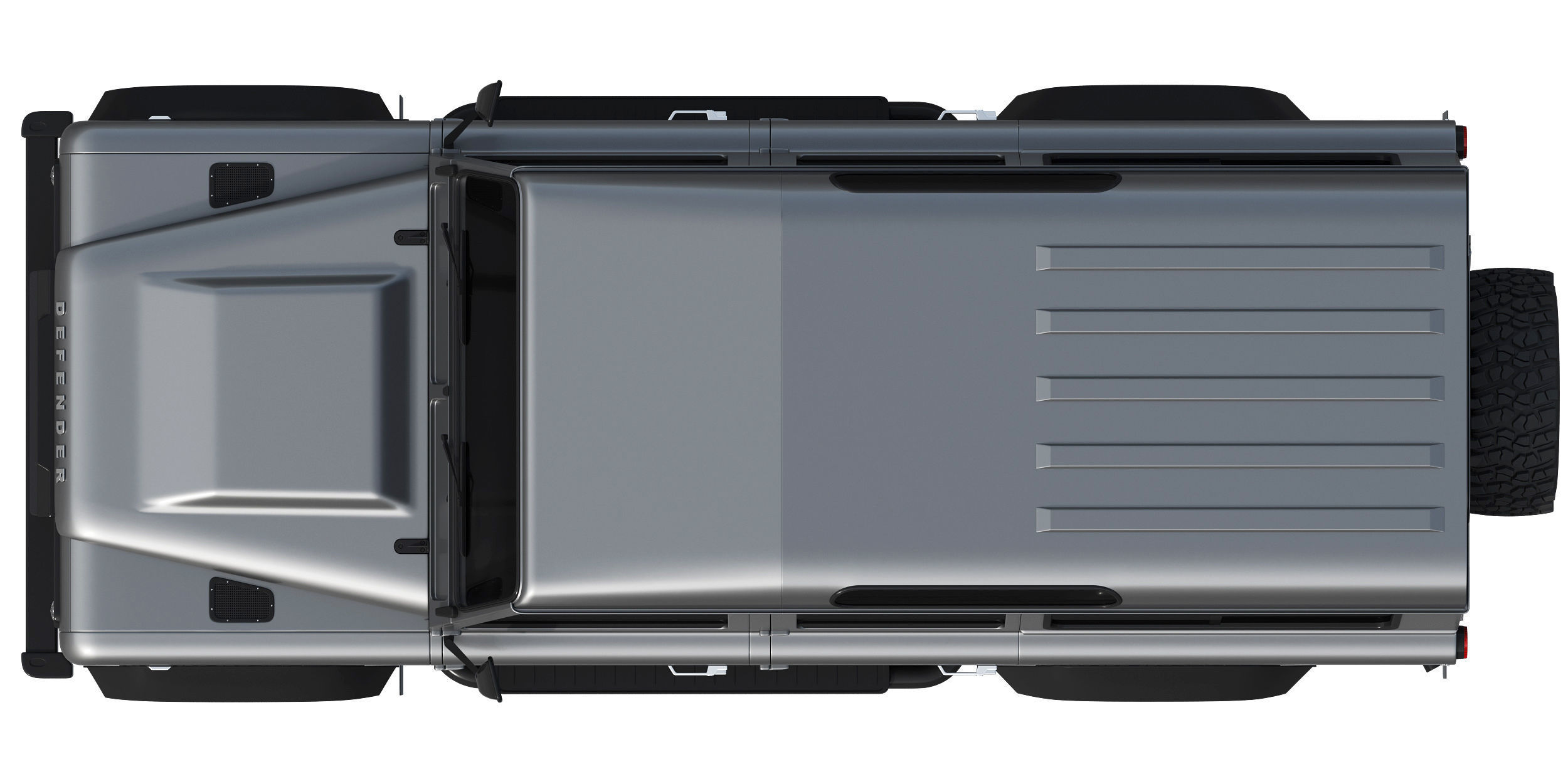 Land Rover Defender Works V8 4-door 2018 3D model_8