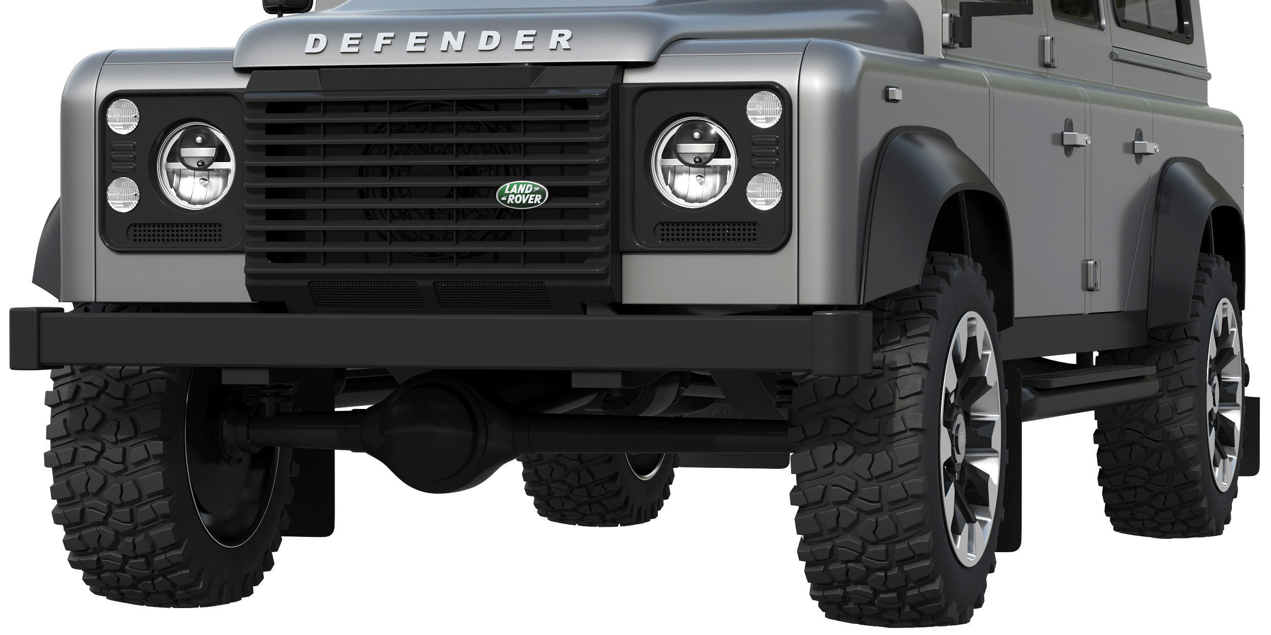 Land Rover Defender Works V8 4-door 2018 3D model_9