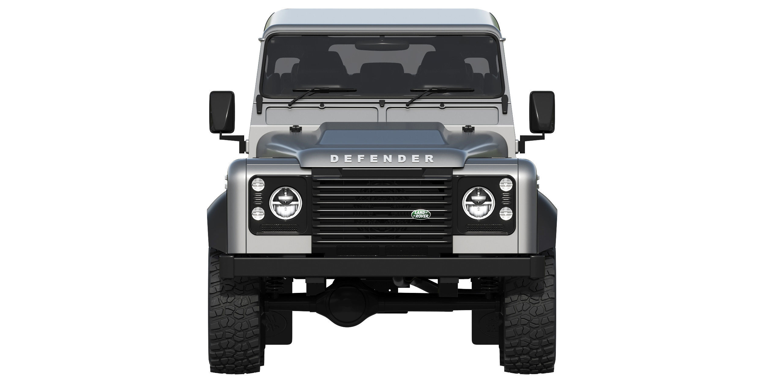 Land Rover Defender Works V8 4-door 2018 3D model_6