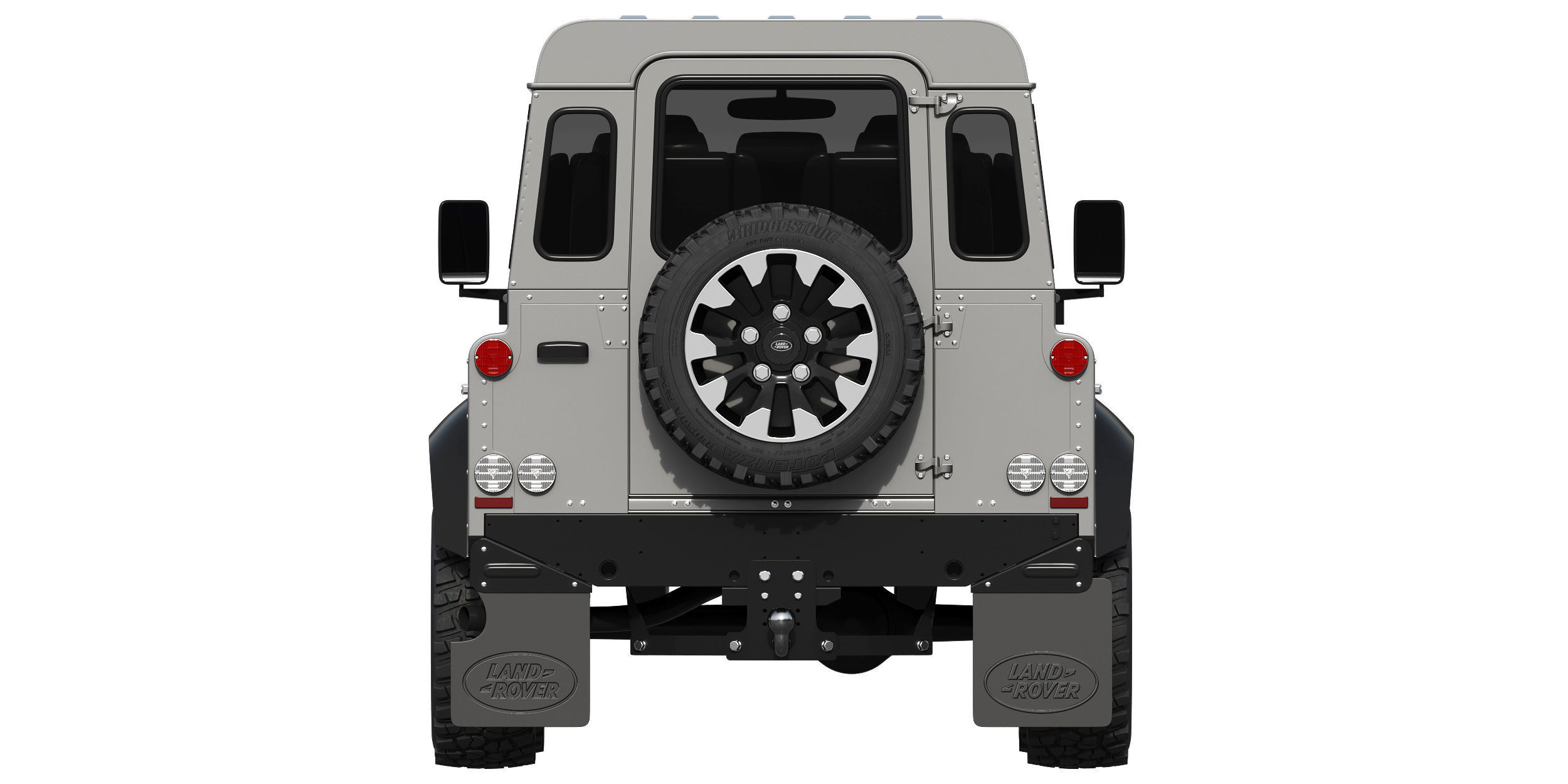Land Rover Defender Works V8 4-door 2018 3D model_7