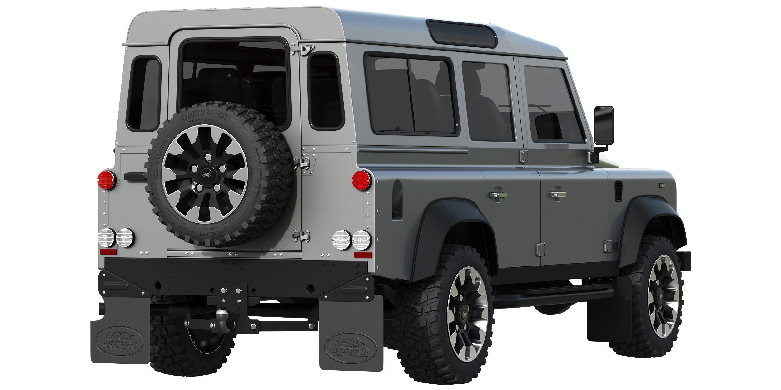 Land Rover Defender Works V8 4-door 2018 3D model_3