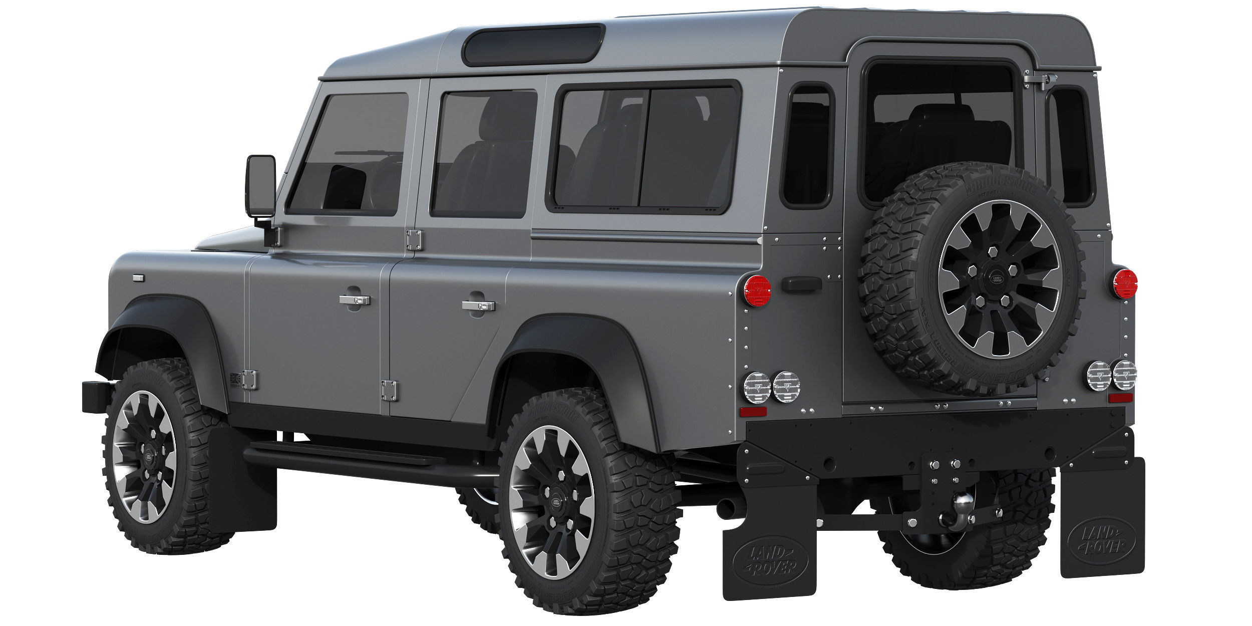 Land Rover Defender Works V8 4-door 2018 3D model_2