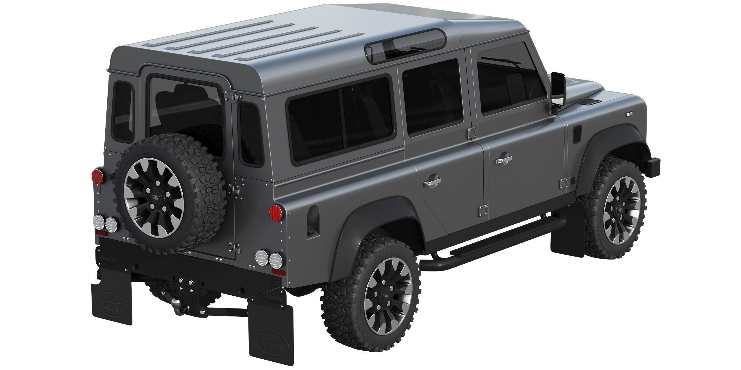 Land Rover Defender Works V8 4-door 2018 3D model_4
